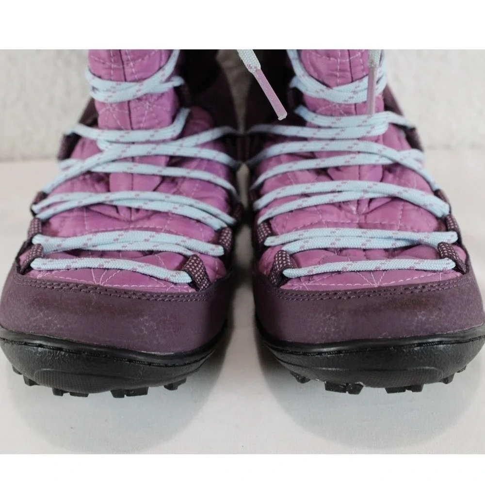 Columbia Womens Purple Lace Up Winter Snow Boots Size 5‎ Omni Grip